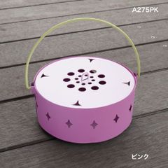 【蚊取り線香ホルダー】蚊遣り箱　フラワー　ピンク