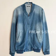 FREAK’S STORE デニム風スウェットジップアップジャケット メンズ
