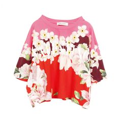 ヴァレンチノ Valentino カットソー ピンク コットン Tシャツ レディース Used A