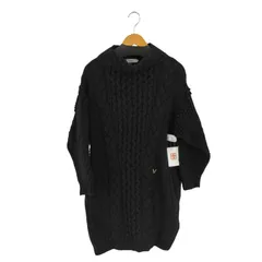 ユーズドフルギ USED古着 {{venit}} サイドスリット ケーブルニットウールワンピース レディース JPN：38 