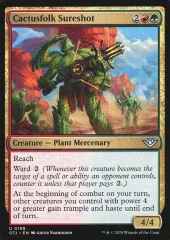 【中古】マジックザギャザリング 0199[U]：【OTJ】Cactusfolk Sureshot/百発百中のカクタスフォーク
