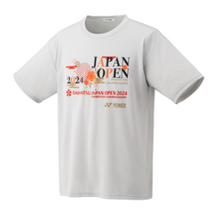 【新品・限定品】YONEX バドミントン  ジャパンオープン2024　記念Ｔシャツ　アイスグレー　Mサイズ