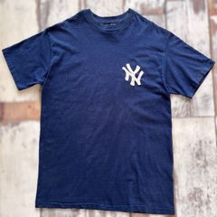 ヴィンテージ　NYヤンキース ロゴTシャツ ネイビー USA製 M
