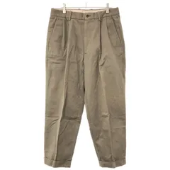 SCYE サイ 2タックテーパードチノパンツ カーキベージュ系 38 5118-83510のサムネイル