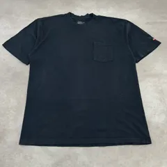 Dickies ディッキーズ Tシャツ 半袖 古着 USED Vintage ヴィンテージ アメカジ 胸ポケット シンプル 無地 ロゴワッペン ワンポイント