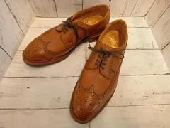 RRL RALPH LAUREN ダブルアールエル ラルフローレン ウイングチップ WILBERFORCE イギリス製 UK9 27.5cm ブラウン ダービー アメカジ