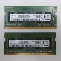 【中古動作品】ノート用メモリ SAMSUNG M471A5244CB0-CTD PC4-2666V-SCO-11 DDR4 4GB×2 合計8GB