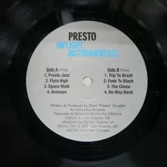 国内盤 PRESTO/INFLIGHT INSTRUMENTALS/CONCRETE GROOVES CG0006 LP