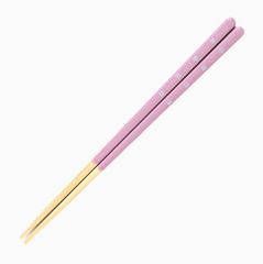 藤栄 ほんとうにすべらないお箸 HSR-016 くすみドットPU（パープル）日本製 大人用 23cm