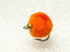 完成品フライ イクラフライ ビーズヘッドエッグ ８本 #12
