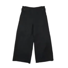ワイズ Y's ヨウジヤマモト YOHJI YAMAMOTO サイドアジャスター ワイドパンツ ウール YO-P41-148 ボトムス 黒 ブラック 1 レディースのサムネイル