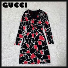 美品】GUCCI グッチ ワンピース 総柄 パイピング 牛革 XS - メルカリ