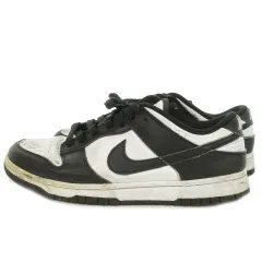 ナイキ NIKE Dunk Low Retro パンダダンク スニーカー シューズ ローカット レザー ロゴ 26cm 白 ホワイト 黒 ブラック DD1391-100 /MN6 ■GY27