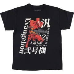 古着 EVANGELION 新世紀エヴァンゲリオン 弐号機 アニメ キャラクタープリントTシャツ メンズM相当/eaa578362