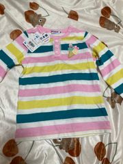 ミキハウス　新品　トップス　90cm うさこ　ボーダー　女の子　ベビー　秋服