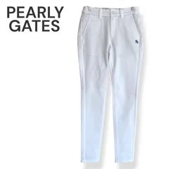 PEARLY GATES パーリーゲイツ ゴルフパンツ ホワイト 白 TEXBRID ストレッチ クリーンポケット サイズ0 新品タグ付き 品番：055-123402 ゴルフウエア スポーツウエア 571KZ