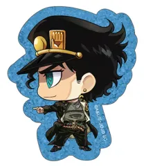 【中古】バッジ・ピンズ(キャラクター) 空条承太郎 ラメアクリルバッジ 「ジョジョの奇妙な冒険 第三部 スターダストクルセイダース」