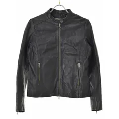 【JOURNALSTANDARDrelume】羊革 シングル レザーライダースジャケット