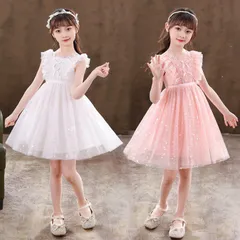 女の子 ドレス ピアノ発表会 子供 ワンピース フォーマル キッズ ドレス 星柄飾り エレガント 演奏会 結婚式 入園式 パーディー 子供服 プレゼント 演奏会 結婚式 入園式 パーディー 子供服 お姫様ドレス お呼ばれ ximilu05