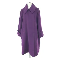 CELINE セリーヌ ビックシルエットコート サイズ:40 ビックカラー/ウールカシミヤシルク ヴィンテージ   パープル レディース / 240001154104