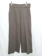 ◇ SLOBE IENA スローブ イエナ ワイド パンツ サイズ40 ブラウン レディース P  【1407100021666】