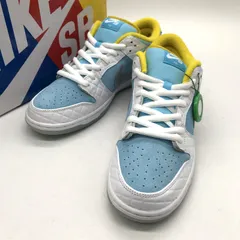 FTC NikeSB ナイキSB Dunk Low White Blue DH7687-400 新品同様 ダンクロー 箱付き タグ付き メンズ 28.5cm ホワイト ブルー 靴 B14519◆