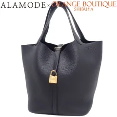 人気のブラック★エルメス ピコタンロックMM ノワール 黒 D刻印 ゴールド金具 希少☆ゴールド金具 HERMES エルメス ピコタンロックMM ノワール 黒