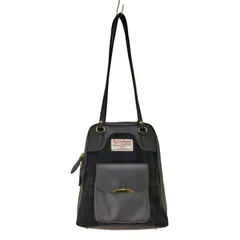 ハリスツイード Harris Tweed 2WAY ツイード切替 レザー ミニ バックパック レディース 表記無 のサムネイル