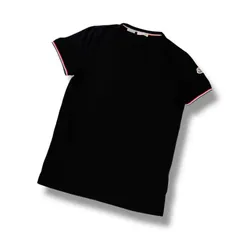 MONCLER モンクレール Tシャツ　半袖　XS ポロシャツ ブラック　コットン マグリア　スリムフィット