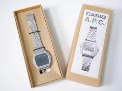 A.P.C. CASIOコラボ限定デジタル腕時計 本日限定値引き A.P.C.＞A.P.C. CASIOコラボレーションモデル 11月8日より発売
