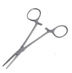 新品 FRIGZ ペアン止血鉗子 １4.5cm 直 医療用ステンレス器具 D560-845