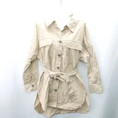 ■ ◎ ⊇ CIAOPANIC TYPY 長袖 ステンカラーコート サイズ1 ベージュ レディース E  【1409100069594】