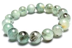 【１点物】まろやか質感 グリーンベリル(アクアマリン)　12.5-13mm　ブレスレット パワーストーン 天然石 _MA4290