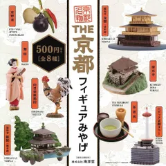 ケンエレファント THE 京都フィギュアみやげ カプセル版 × 全8種セット フルコンプ ガチャガチャ カプセルトイ 京都 フィギュア お土産