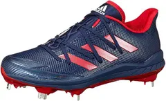 【新品】adidas(アディダス) 野球 スパイク メンズ アフターバーナー METAL　カレッジネイビー×スカーレット FY1967