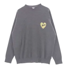 LOEWE ロエベ ニット 23AW ハート クルーネック ニット トレーナー セーター グレー系 M【中古】のサムネイル