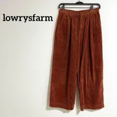 lowrysfarm ローリーズファーム　ガウチョ　ゆったり　パンツ　M
