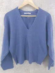◇ KBF アーバンリサーチ ニット Vネック 長袖 セーター ONE ブルー * 1002799386623