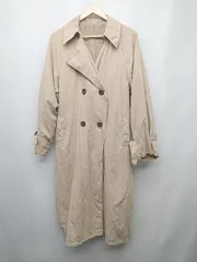 ◇ ◎ fifth フィフス シンプル 定番 薄手 通勤 長袖 トレンチコート サイズＭ ベージュ レディース P  【1402080012291】のサムネイル