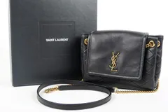 【超美品】SAINT LAURENT YSL サンローラン ノリータ ミニ チェーンショルダーバッグ【SQ33】