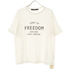 【Framework】24SS 24070220607020 FREEDOM ロゴ半袖Tシャツ
