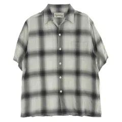 即完売　ワコマリア　オンブレチェックシャツ　Sサイズ WACKO MARIA (ワコマリア)】 オンブレチェックシャツ│WACKO