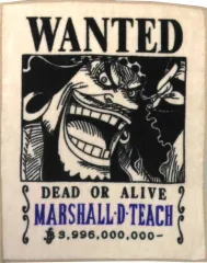 【中古】タオル・手ぬぐい マーシャル・D・ティーチ 手配書風ハンドタオル 「一番くじ ワンピース 匠ノ系譜 覇極」 F賞