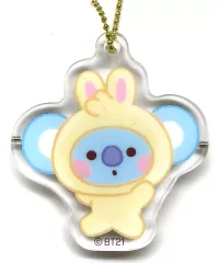 【中古】キーホルダー KOYA(アールエム) Rabbit つながるアクリルキーチェーン 「BT21」