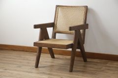 ★事前問合せ必須★ Pierre Jeanneret ピエール ジャンヌレ イージーチェア ビンテージ gallery WAN ギャラリーワン取り扱い チーク材 オリジナル レター入り リペア+発送まで3週間前後 R-079022