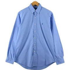 古着 ラルフローレン Ralph Lauren CUSTOM FIT 長袖 ボタンダウンシャツ メンズM相当/eaa507083