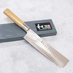 【★数量限定★　新品未使用　ダマスカス包丁　菜切り　和 NAGOMI　白　海外モデル　送料無料】