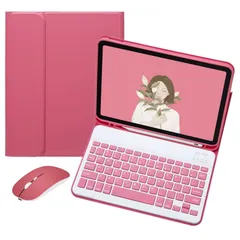 マウス付き iPad Pro 11 インチ 第4世代 キーボード ケース ワイヤレス マウス iPad Pro 11 第3/2/1世代 Bluetooth キーボード かわいい キャンディーカラー レディース 分離式 カラーキーボード カバー ペン