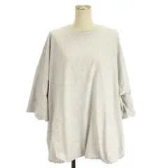 アクネ ストゥディオズ Acne Studios リラックスフィット カットソー Tシャツ 半袖 オーバーサイズ TSHI000761 ライトグレー Sのサムネイル