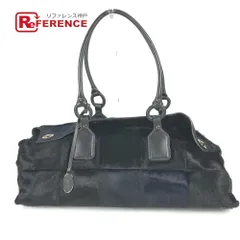 希少！美品【TOD'S】トッズ　ハラコ、ファー、パイソン　ハンドバッグ　ショルダ 国内発送】トッズ ショルダーバッグ ハンドバッグ TOD'S (TOD'S
